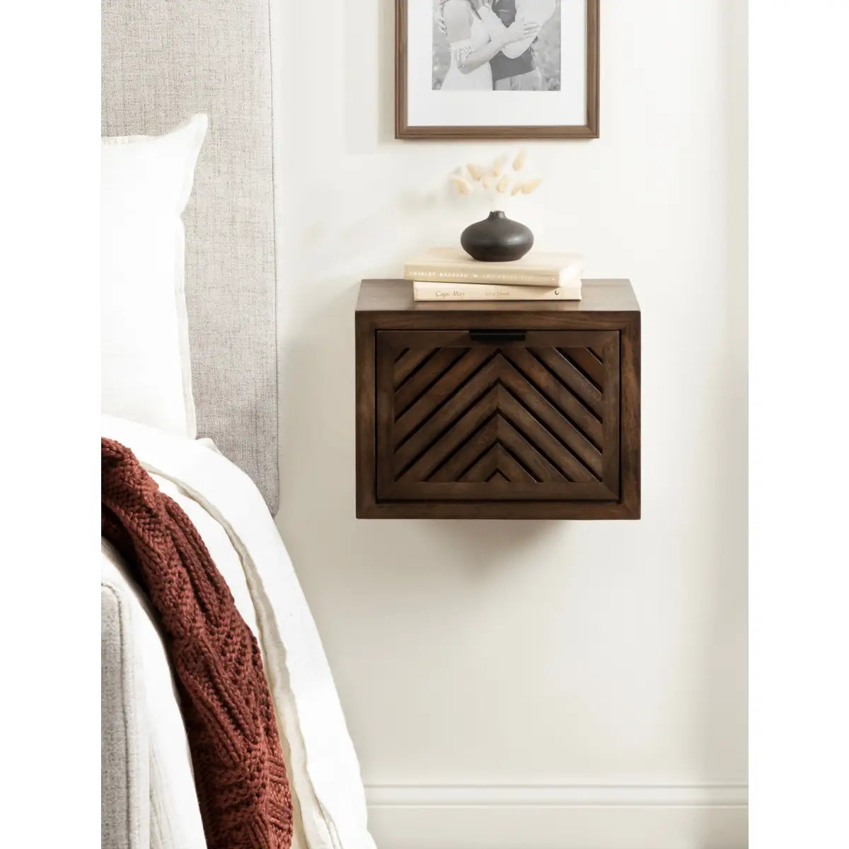 Mezzeta Wood Side Table - Floating - kateandlaurel