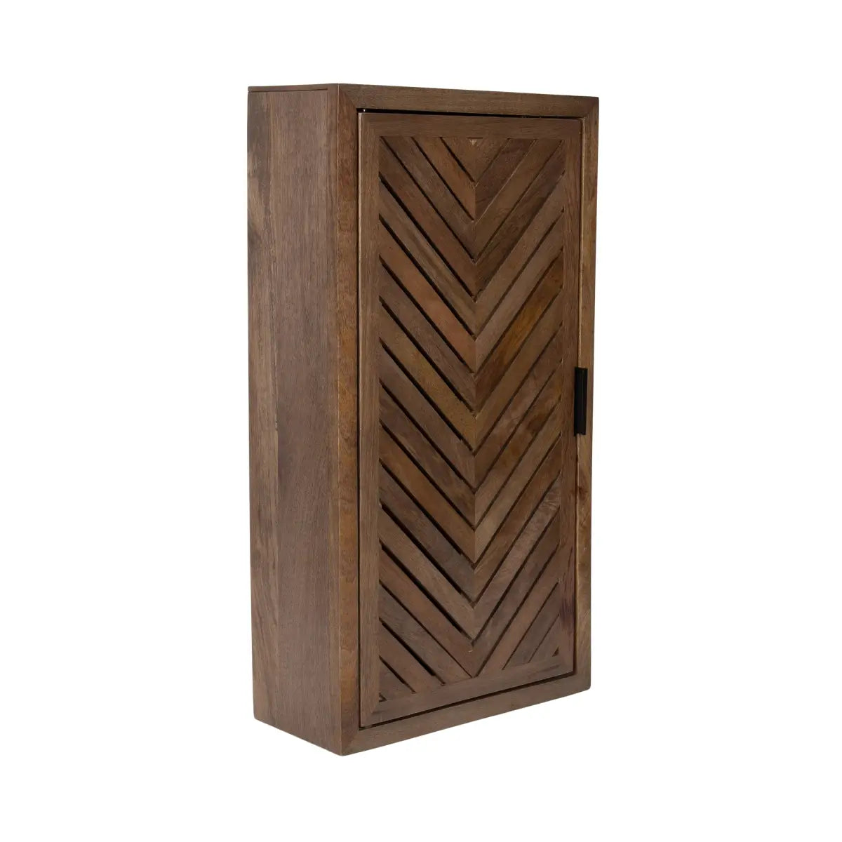 Mezzeta Tall Wood Bath Cabinet - Brown / 15x7x28 - kateandlaurel
