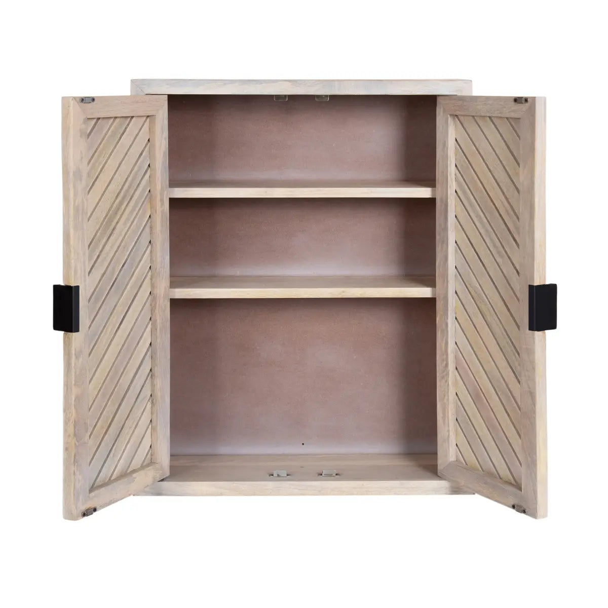 Mezzeta Tall Wood Bath Cabinet - kateandlaurel