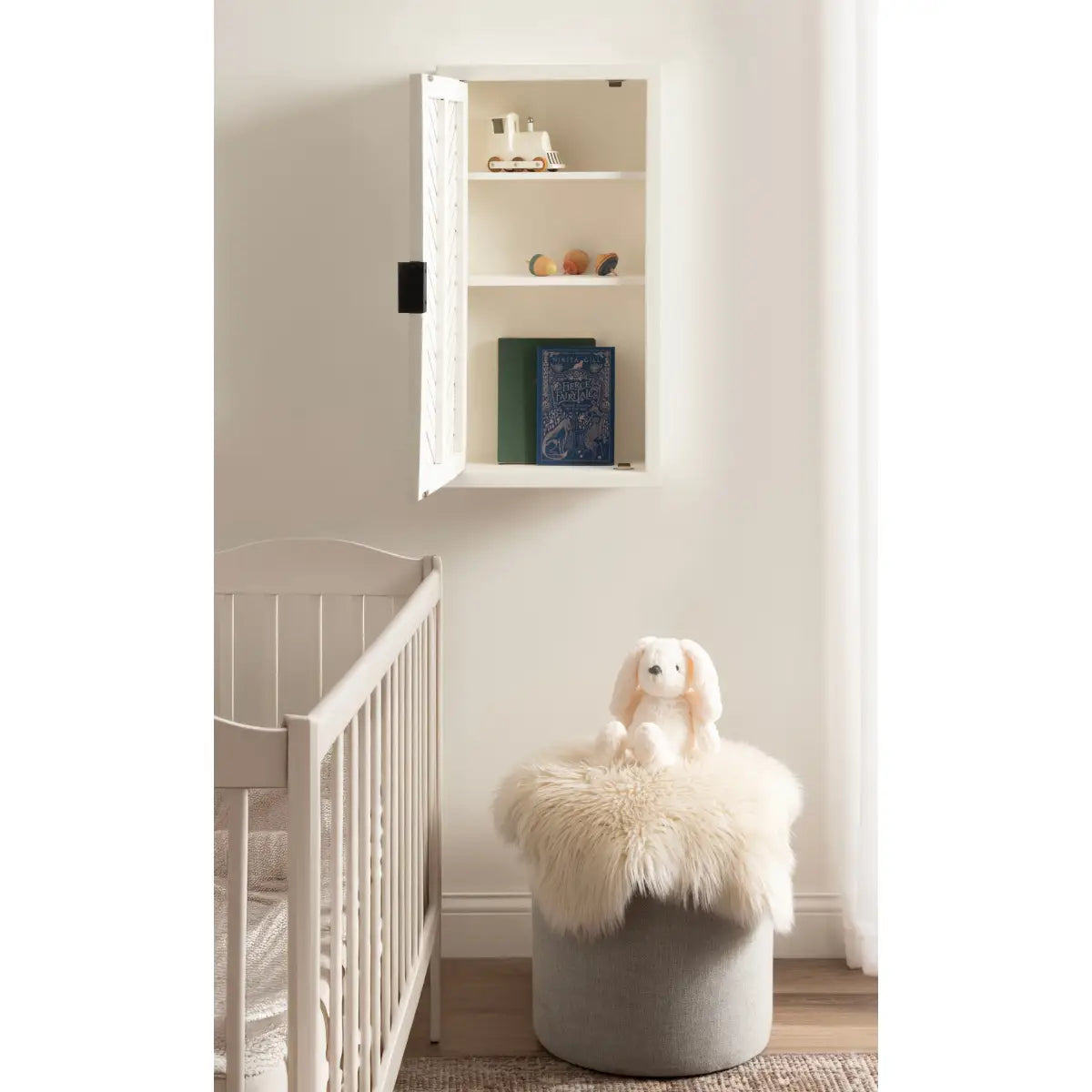 Mezzeta Tall Wood Bath Cabinet - kateandlaurel