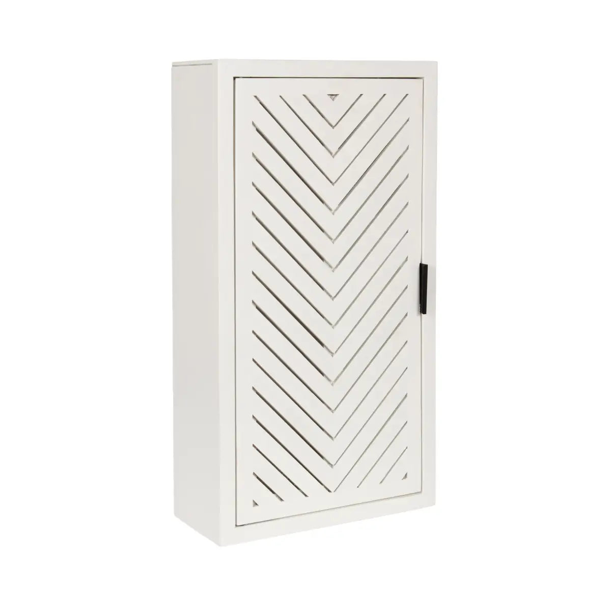 Mezzeta Tall Wood Bath Cabinet - White / 15x7x28 - kateandlaurel