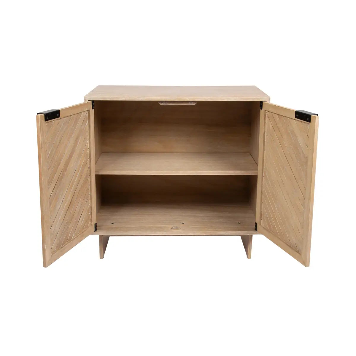 Mezzeta Wood Floor Storage Cabinet - kateandlaurel