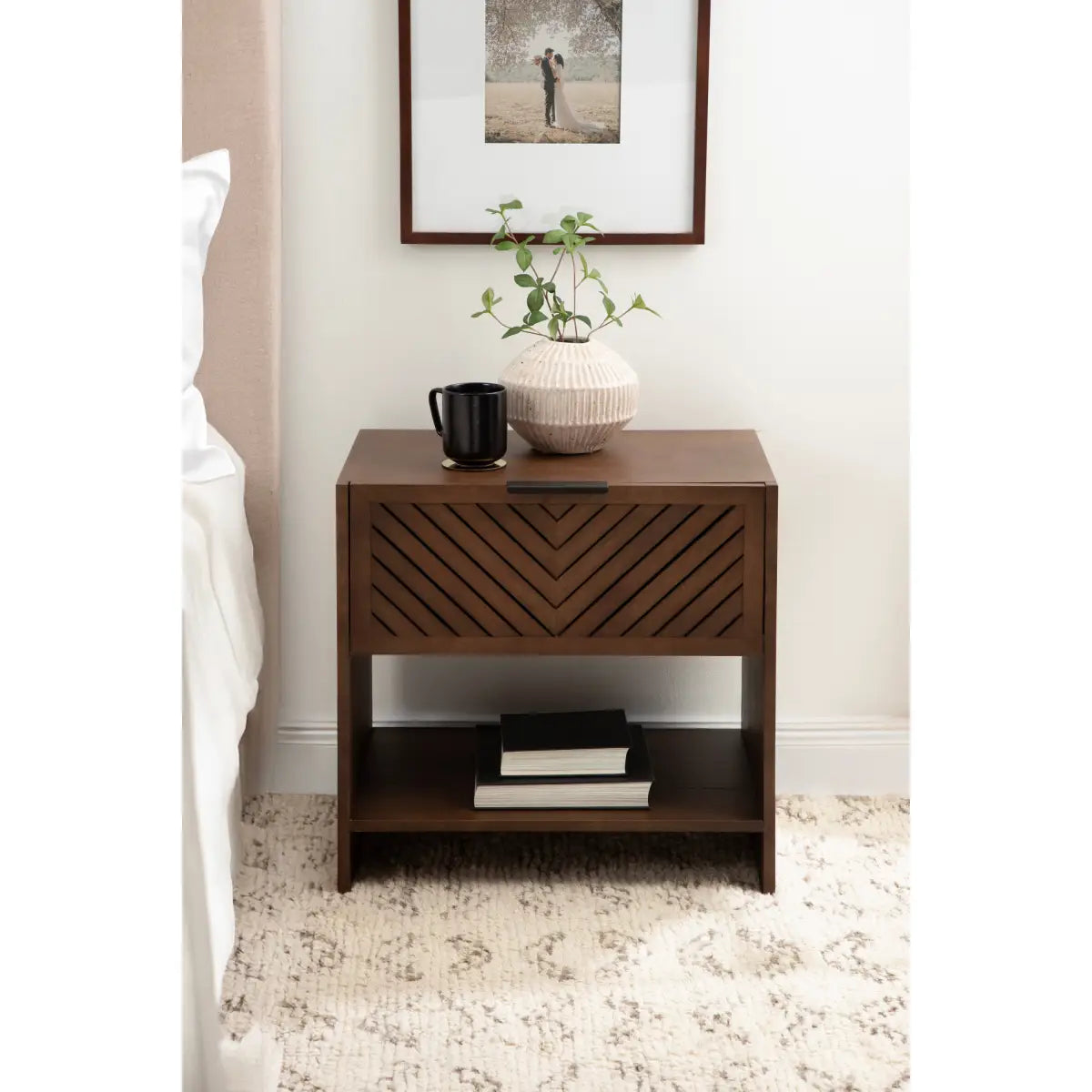 Mezzeta Wood Side Table - kateandlaurel