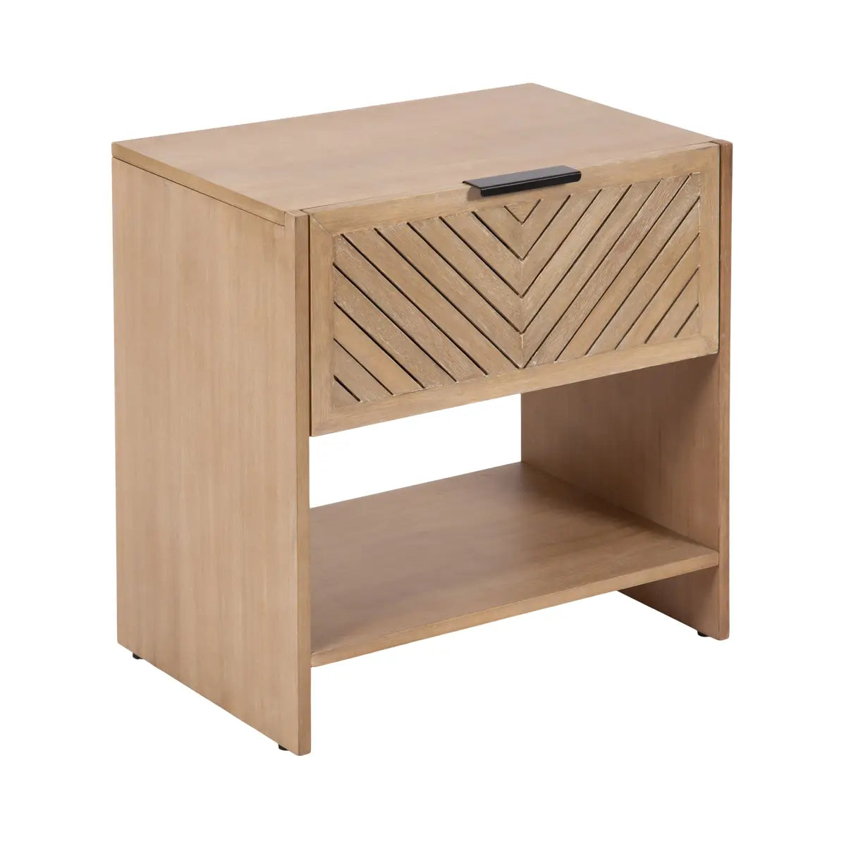Mezzeta Wood Side Table - Natural - kateandlaurel