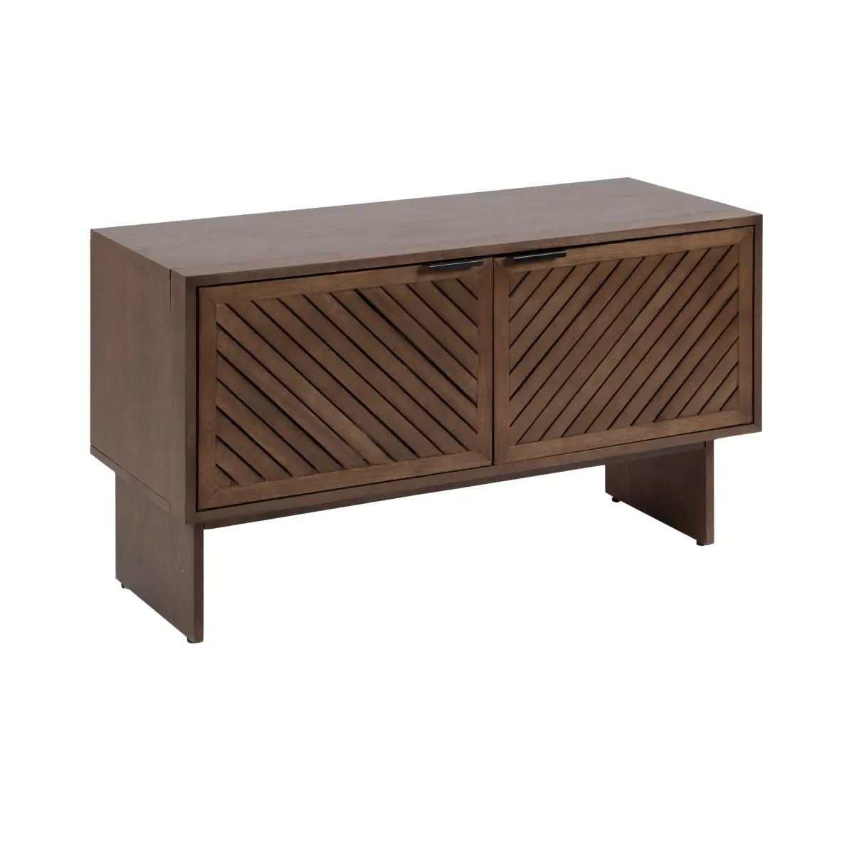 Mezzeta Wood TV Stand or Media Cabinet - Brown - kateandlaurel