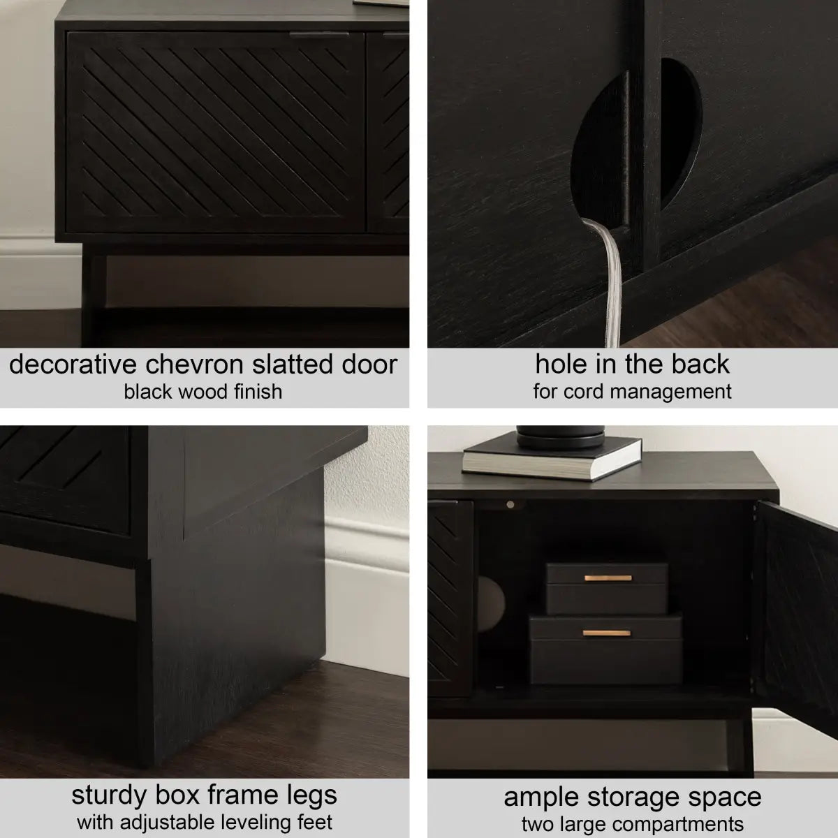 Mezzeta Wood TV Stand or Media Cabinet - kateandlaurel