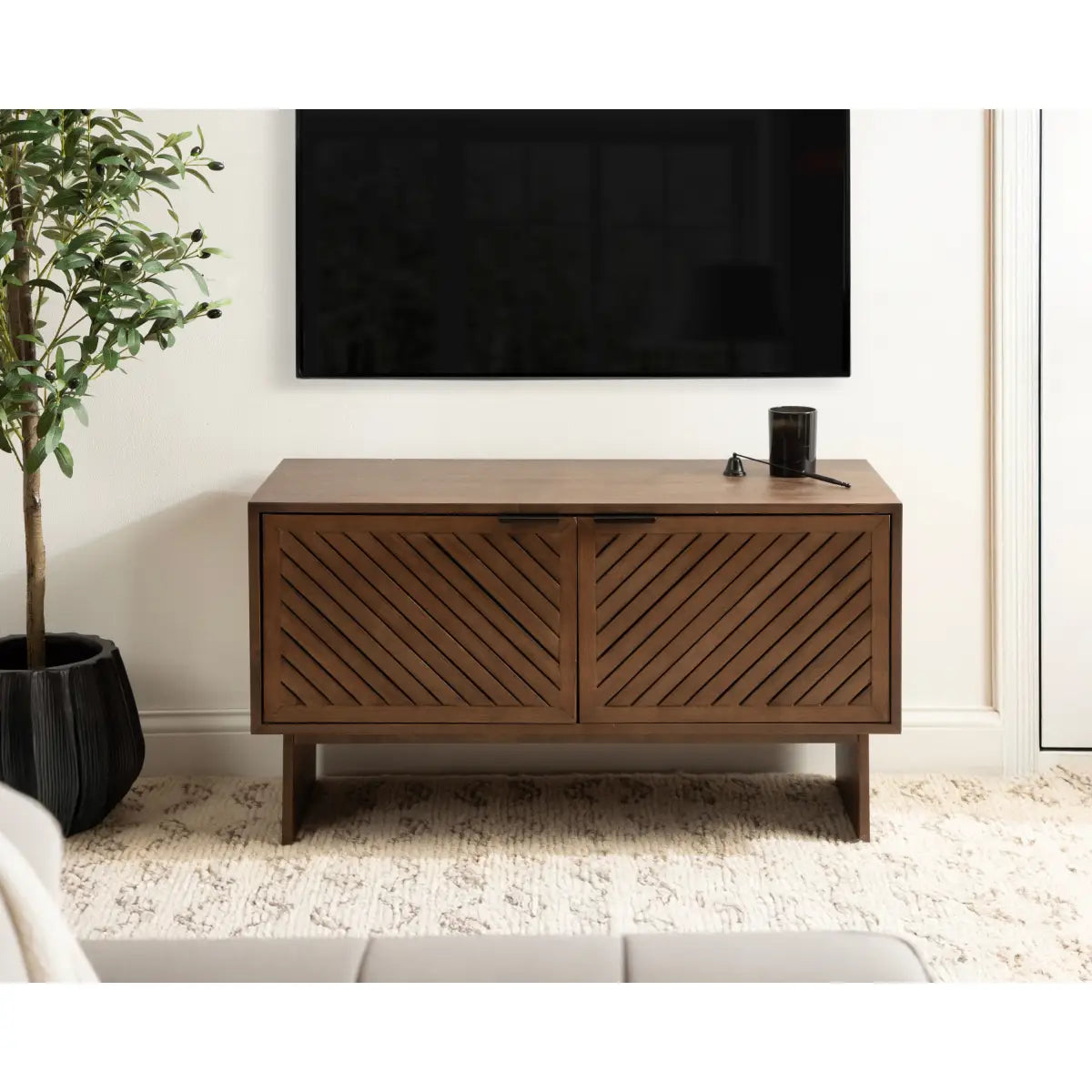 Mezzeta Wood TV Stand or Media Cabinet - kateandlaurel