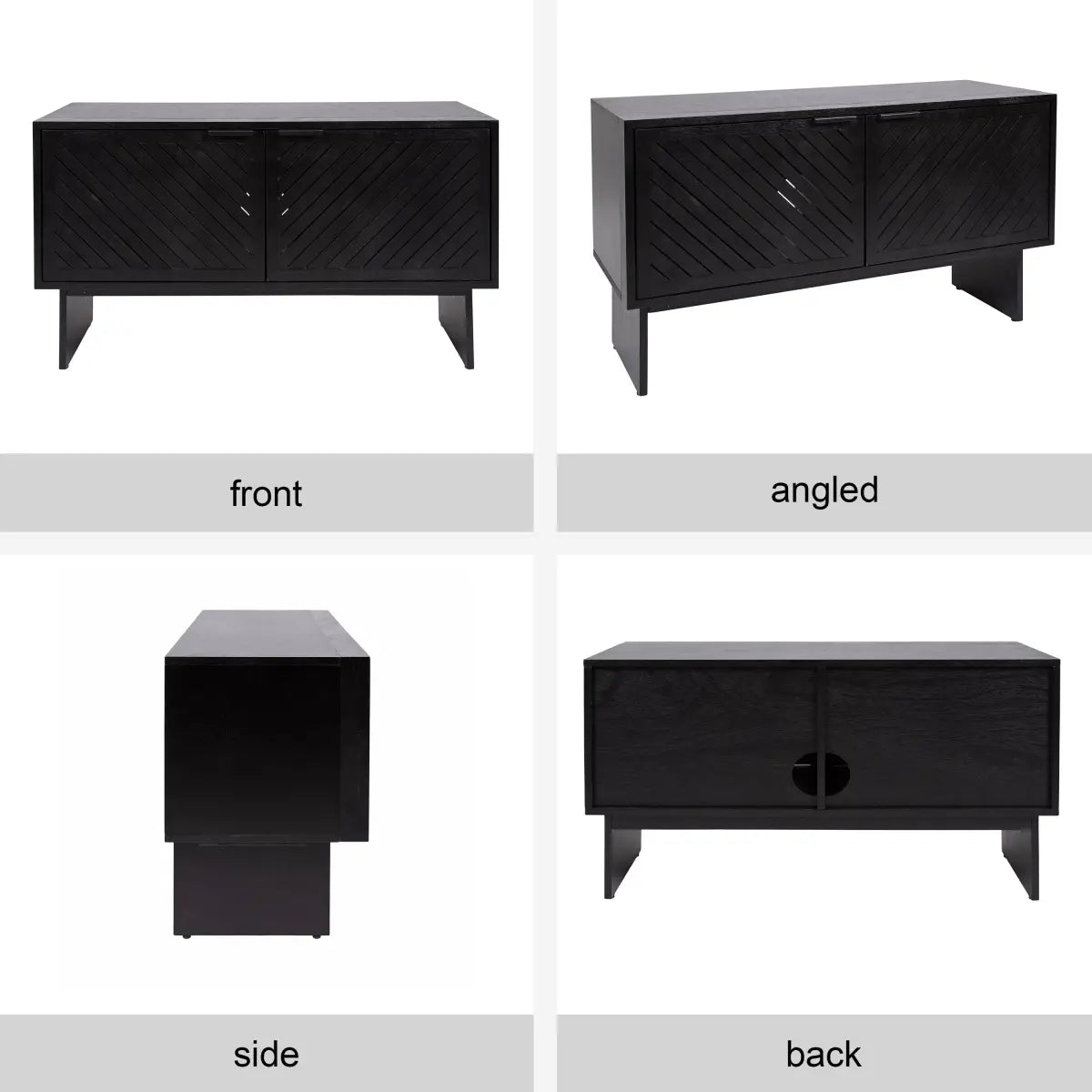 Mezzeta Wood TV Stand or Media Cabinet - kateandlaurel