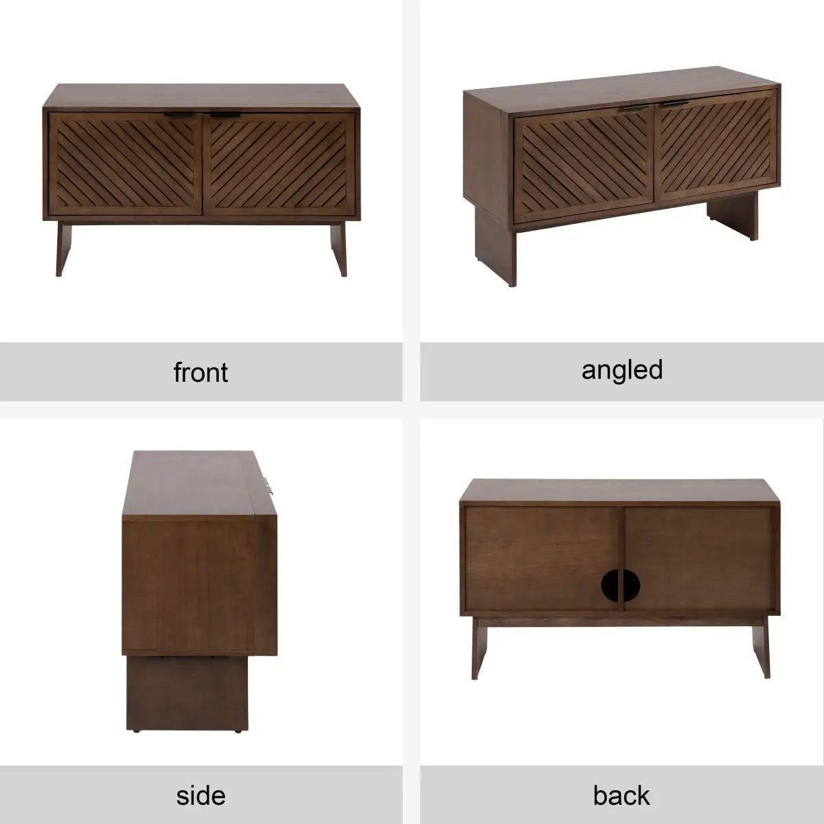 Mezzeta Wood TV Stand or Media Cabinet - kateandlaurel