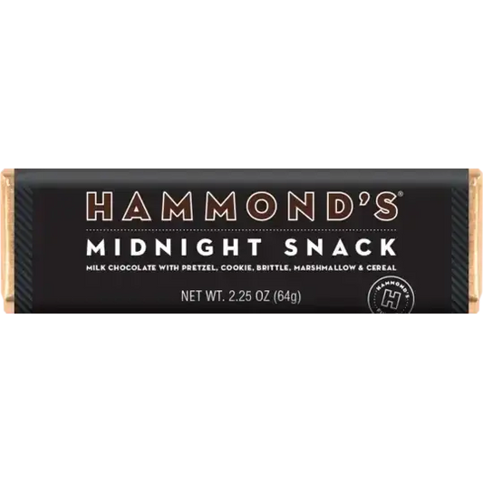 Midnight Snack - Milk Chocolate Candy Bar - Hammond’s Candies