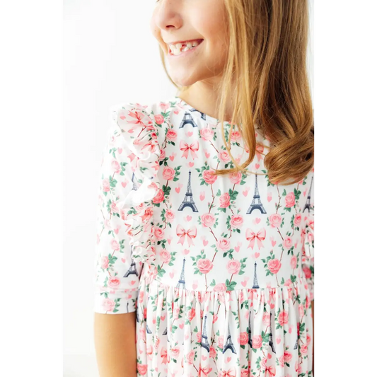 Ruffle Twirl Dress - Mila in Paris - 6-12M - Mila & Rose ®