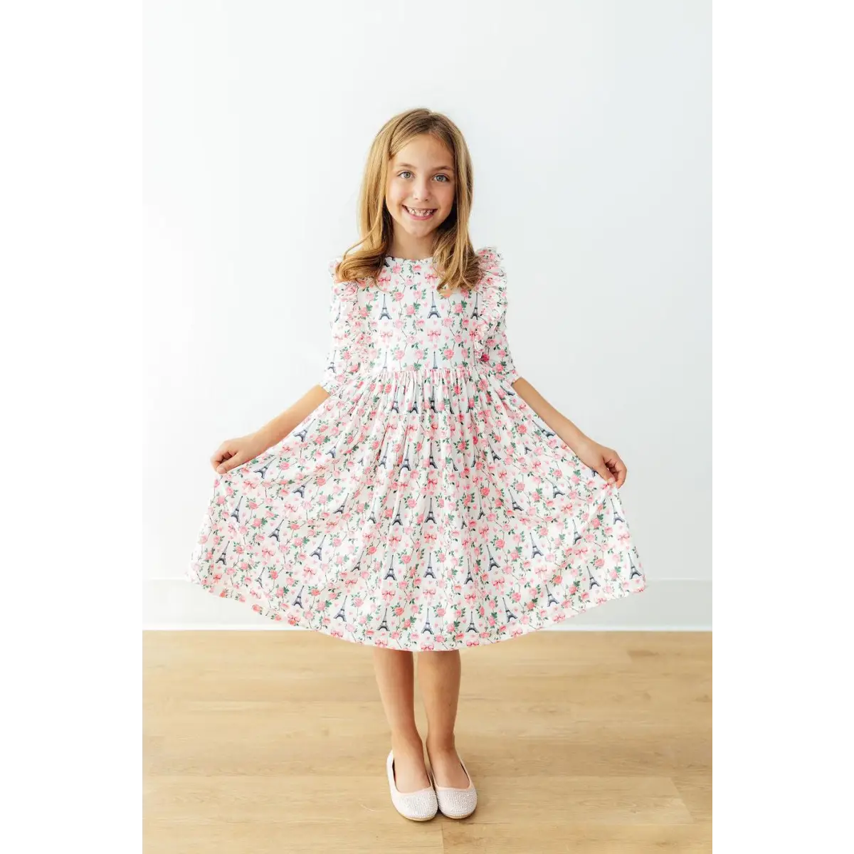 Ruffle Twirl Dress - Mila in Paris - Mila & Rose ®
