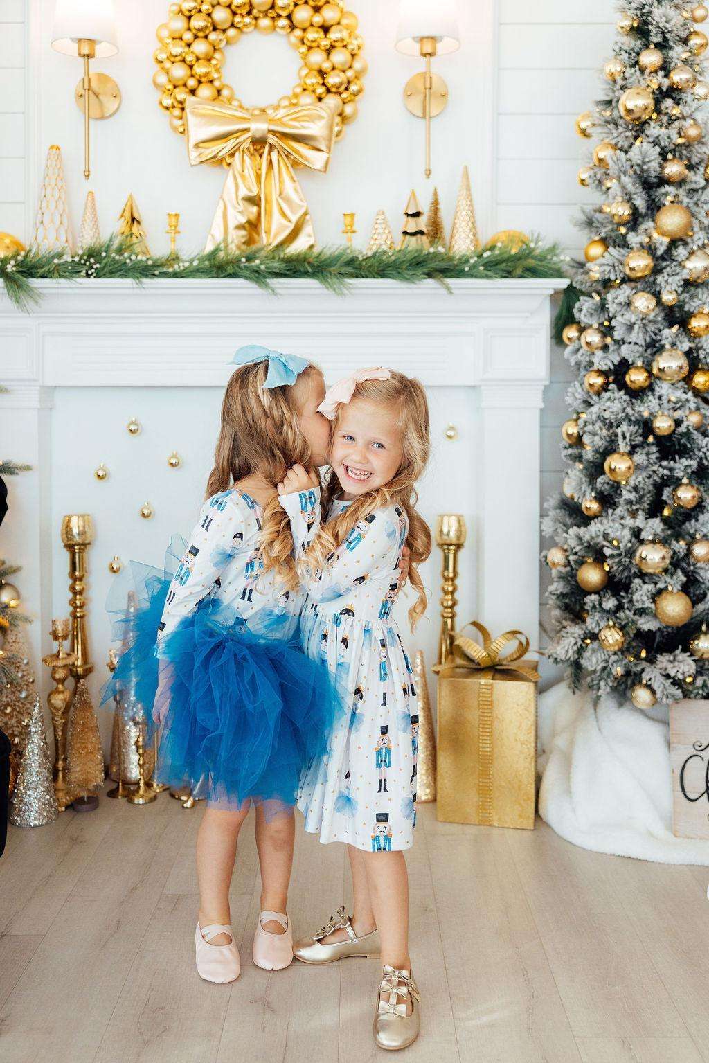 Waltz of the Snowflakes L/S Pocket Twirl Dress - Mila & Rose ®