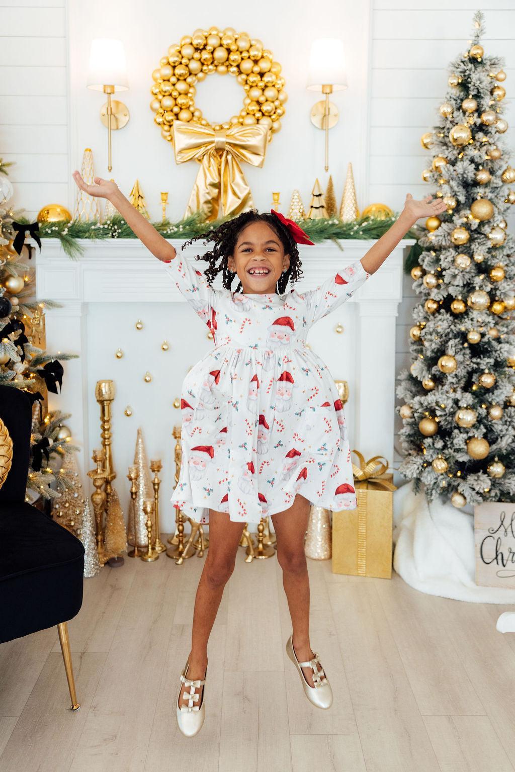 Mistletoe Magic Christmas Twirl Dress - Mila & Rose ®