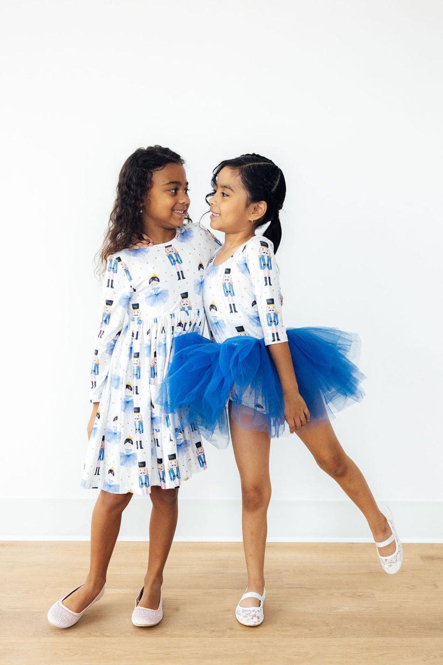 Waltz of the Snowflakes L/S Pocket Twirl Dress - Mila & Rose ®