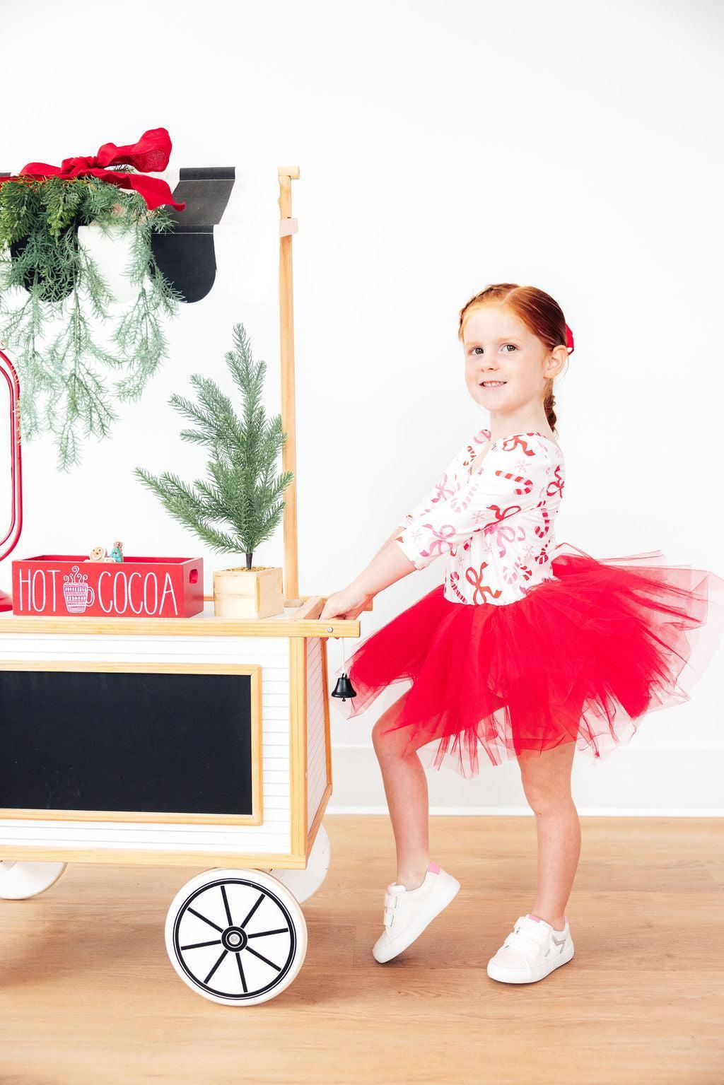 Candy Cane Lane 3/4 Tutu Leotard - Mila & Rose ®