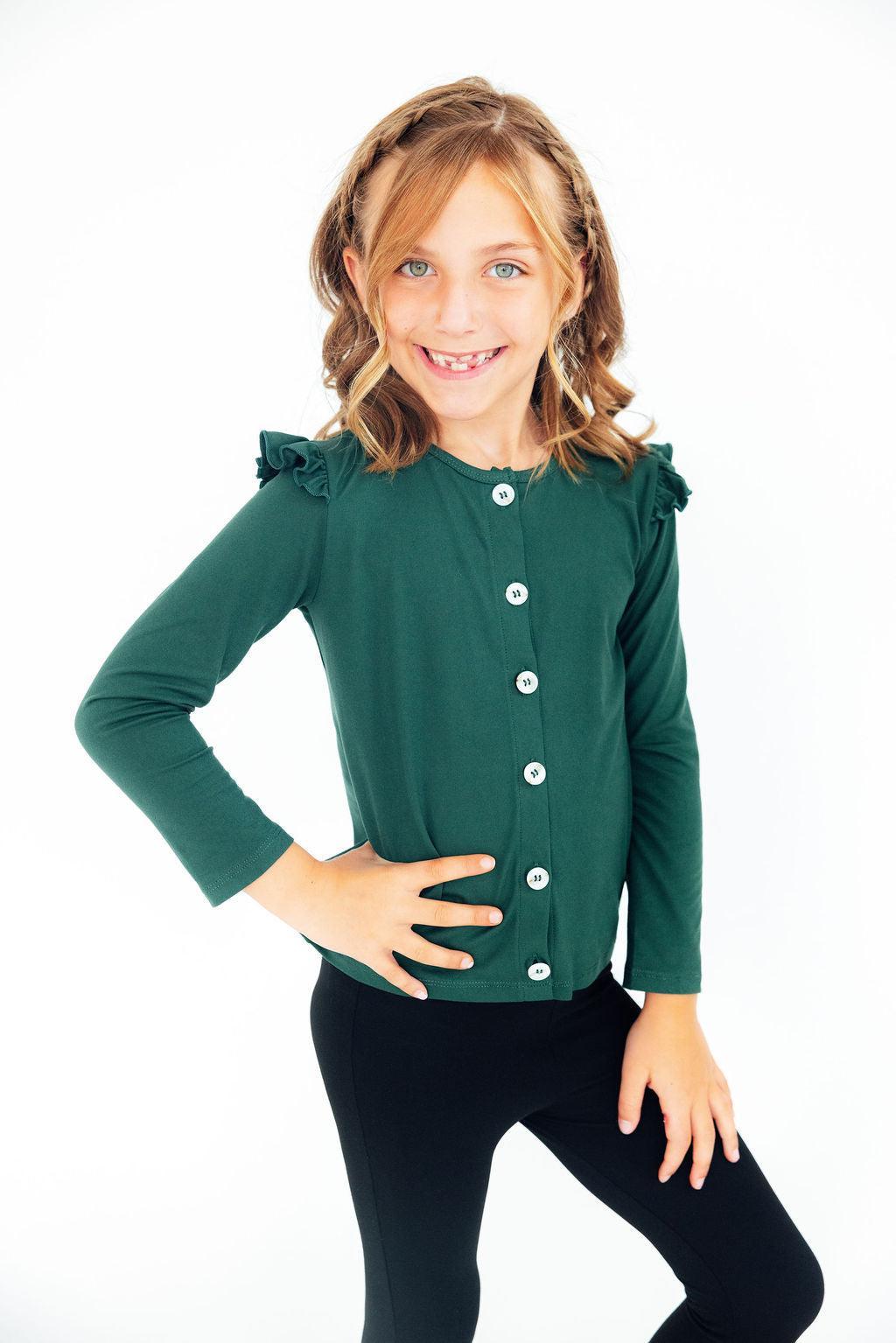 Spruce Ruffle Cardigan - Mila & Rose ®