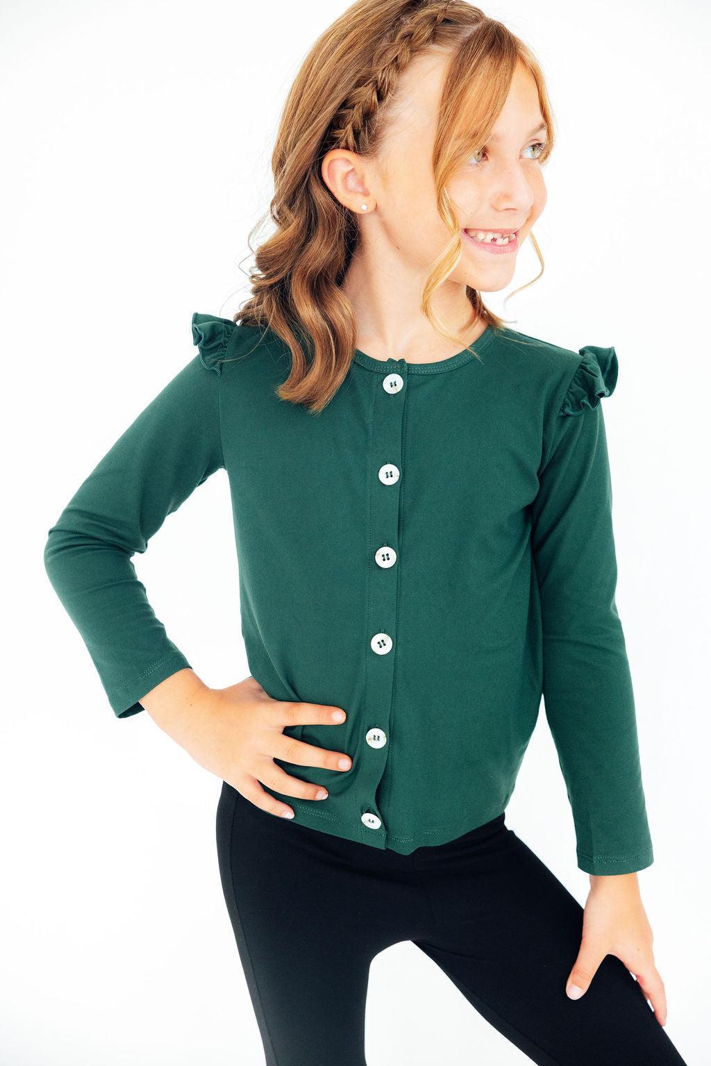 Spruce Ruffle Cardigan - Mila & Rose ®