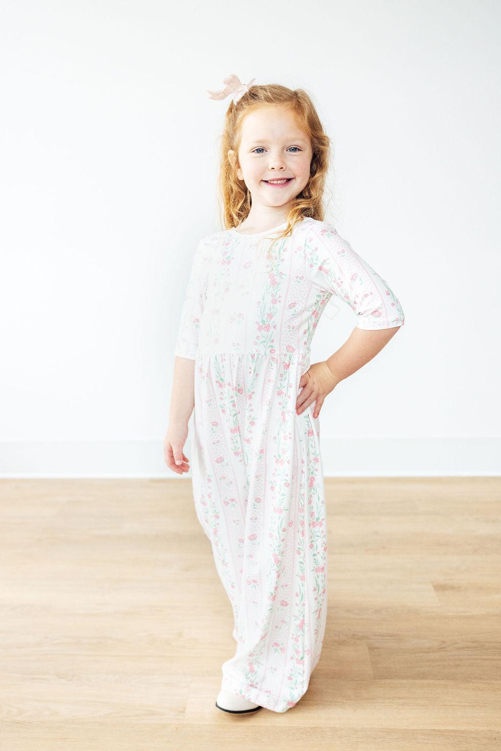 Fancy Florals Wide Leg Jumpsuit - Mila & Rose ®