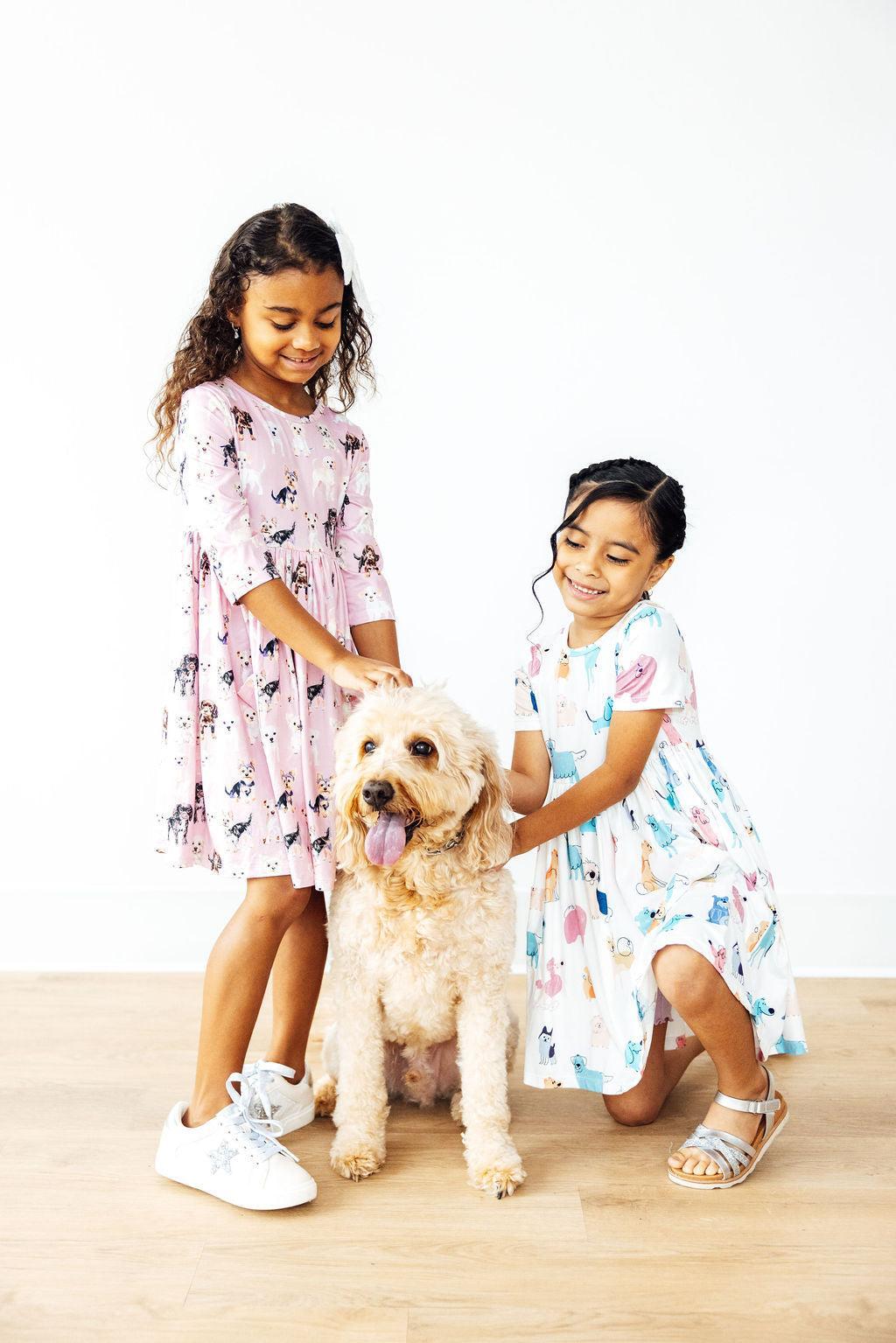Puppy Pals S/S Pocket Twirl Dress