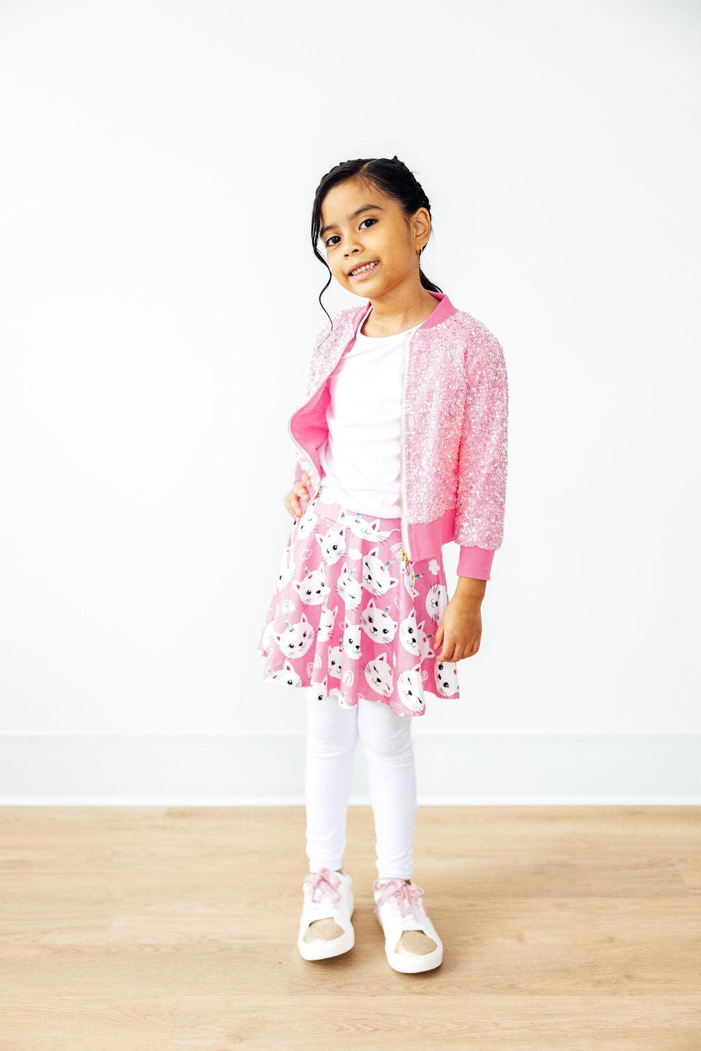 Unicorn Kitties Twirl Skirt with Leggings - Mila & Rose ®