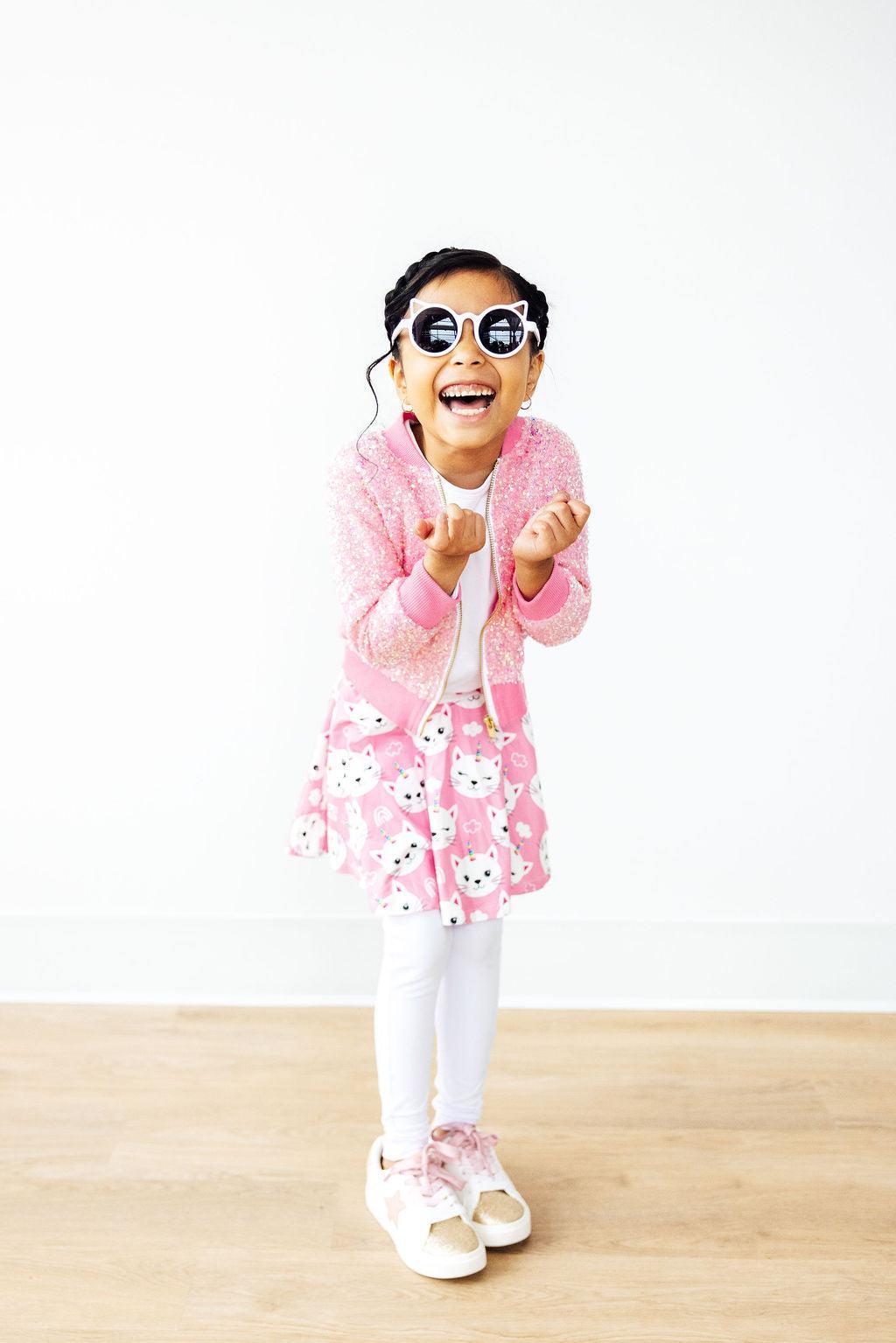 Unicorn Kitties Twirl Skirt with Leggings - Mila & Rose ®