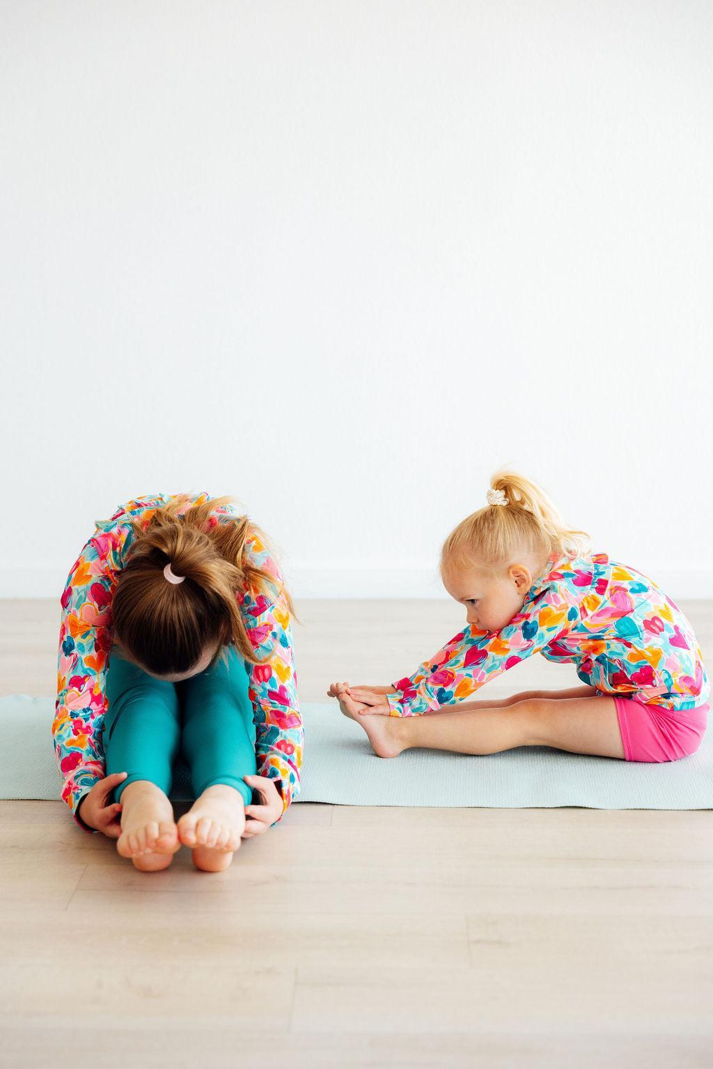 Heart Hustle Ruffle Activewear Zip Jacket - Mila & Rose ®