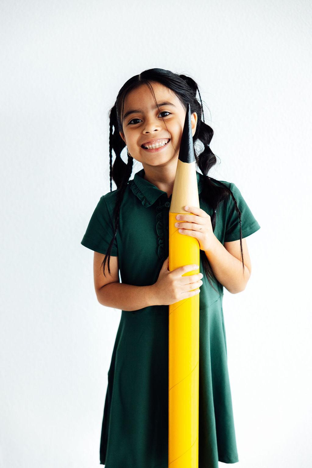 Dark Green Polo Dress - Mila & Rose ®