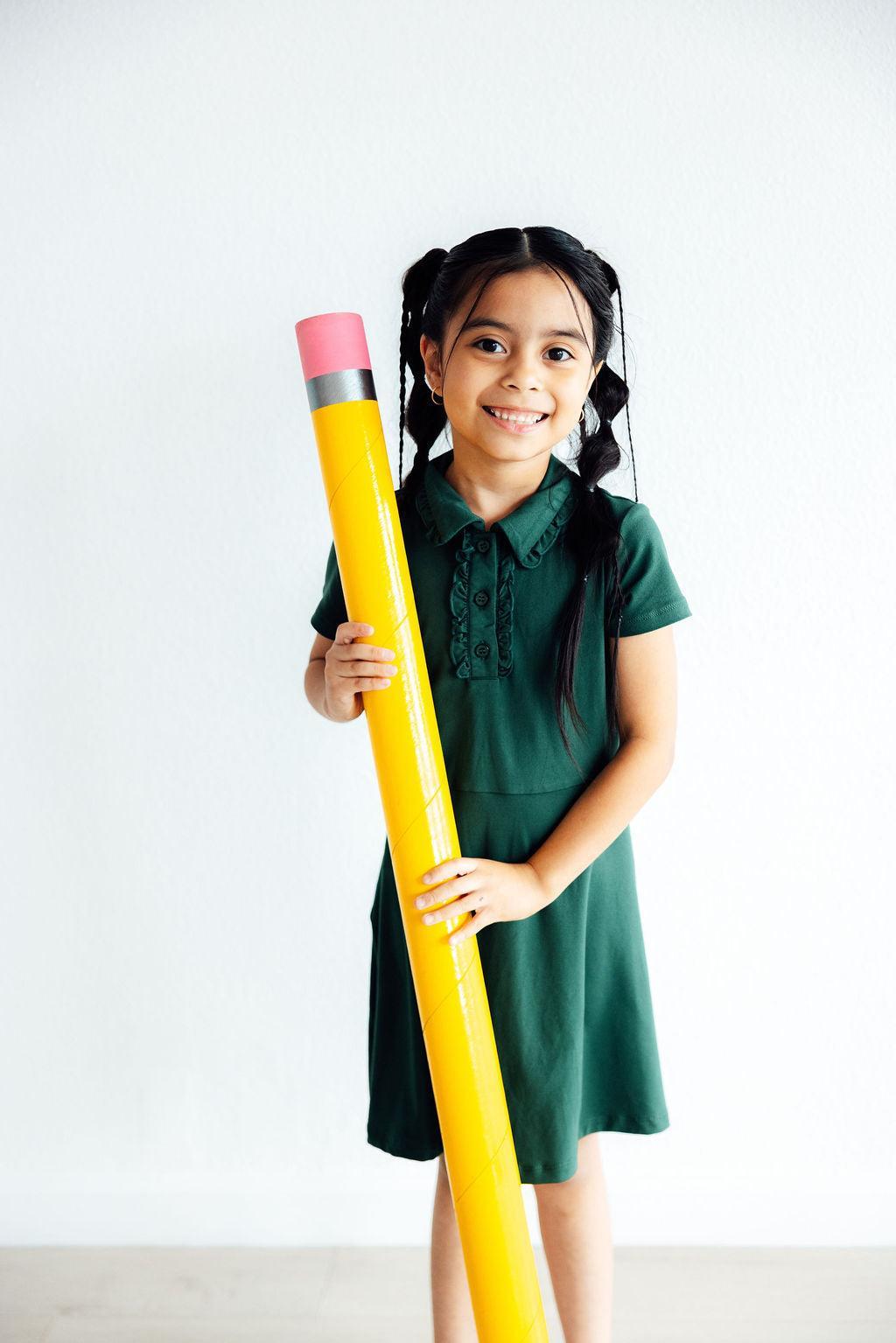 Dark Green Polo Dress - Mila & Rose ®