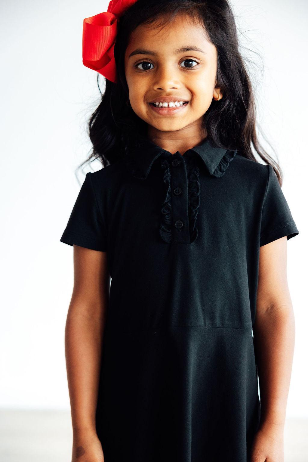 Black Polo Dress - Mila & Rose ®