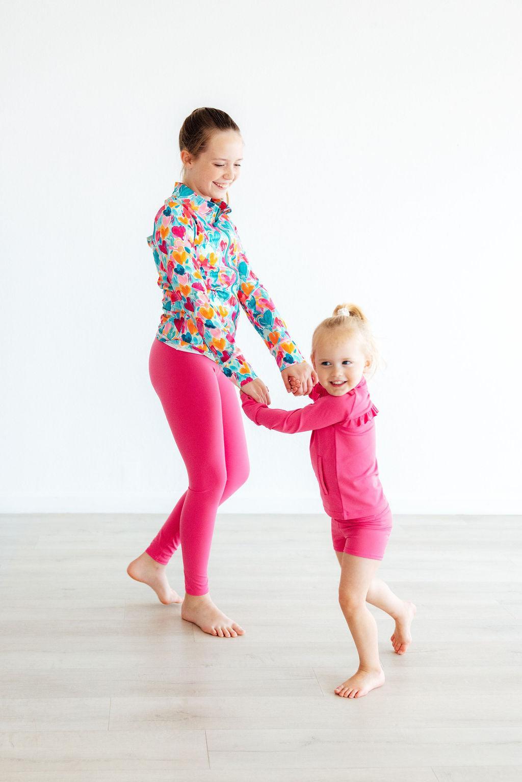 Fuchsia Pink Activewear Legging - Mila & Rose ®