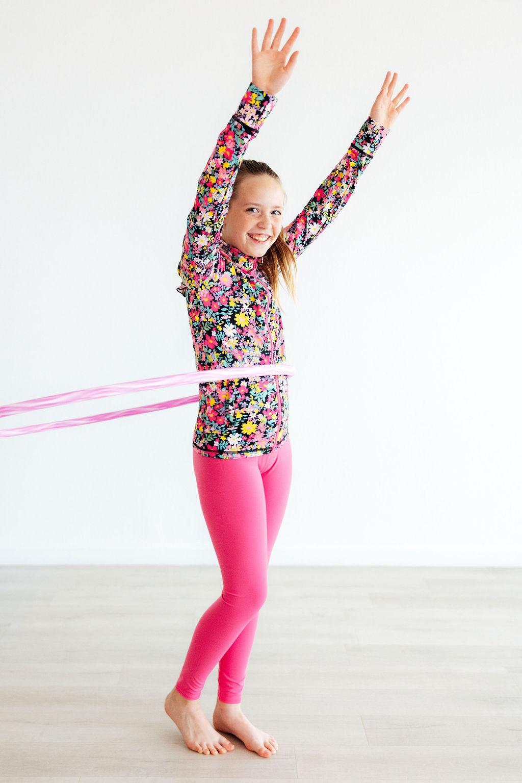 Fuchsia Pink Activewear Legging - Mila & Rose ®