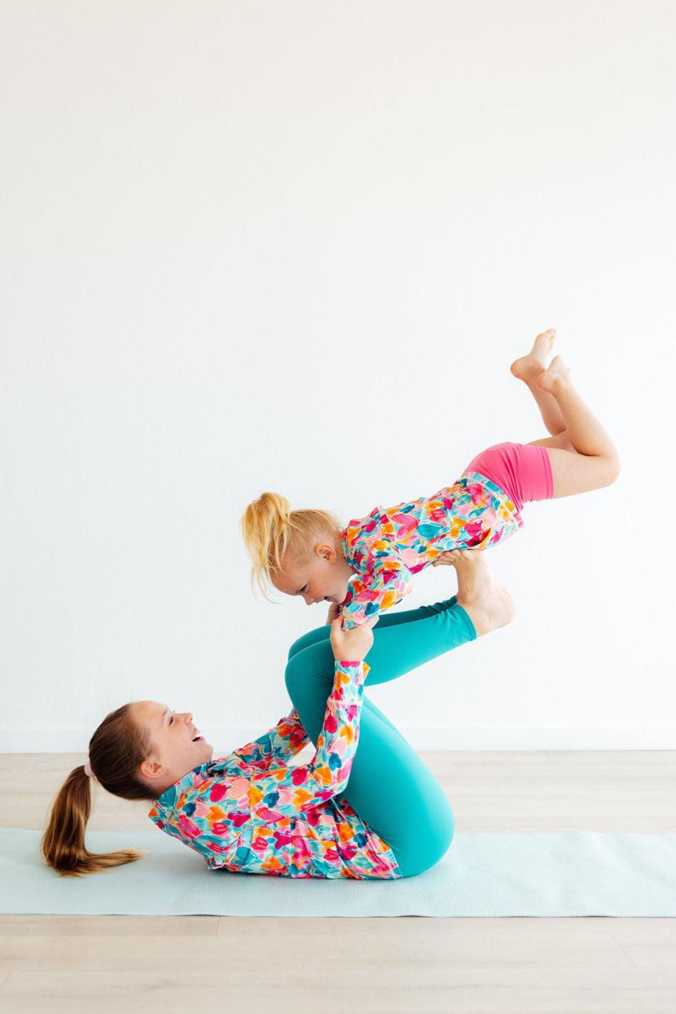 Heart Hustle Ruffle Activewear Zip Jacket - Mila & Rose ®