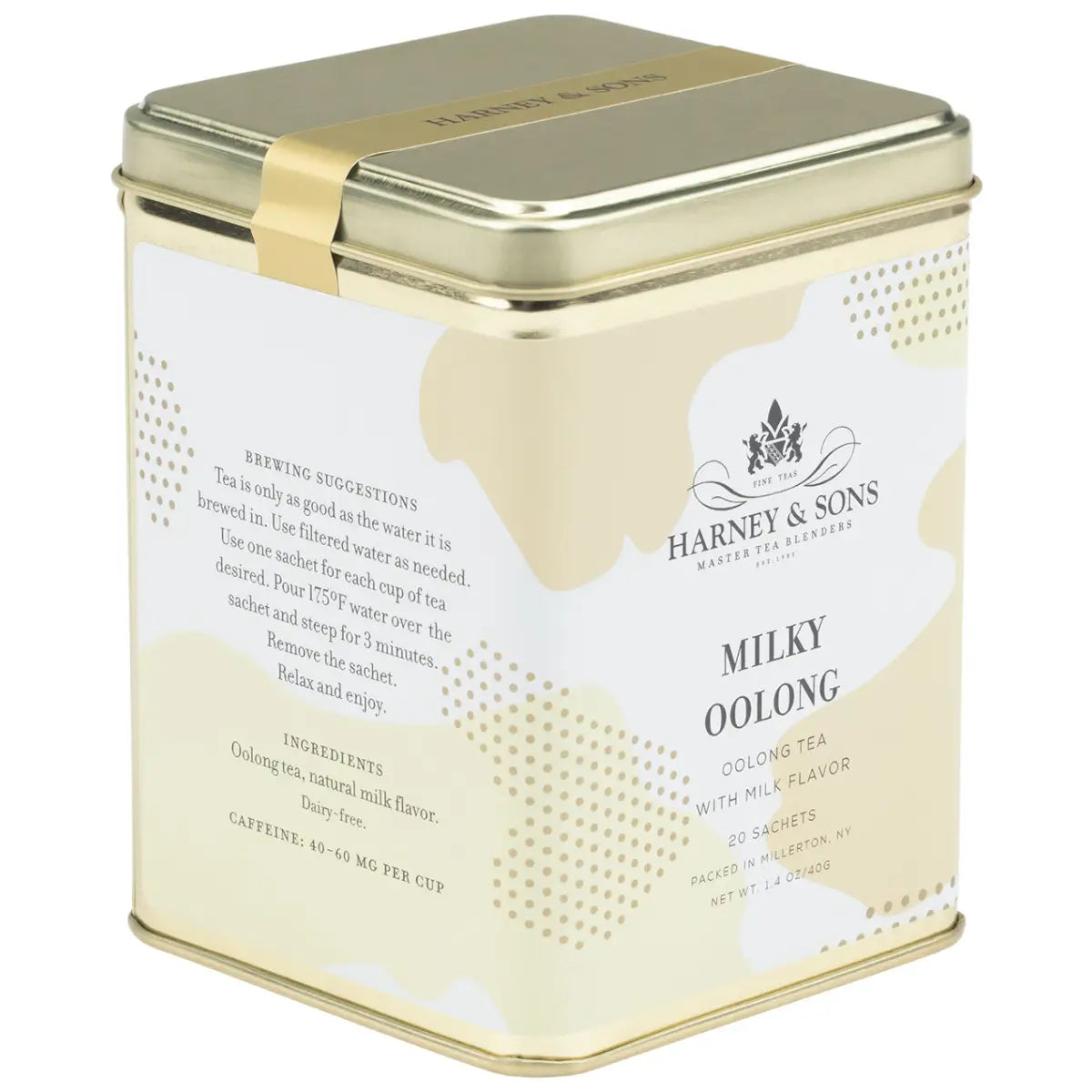 Milky Oolong Tea - Tin of 20 Sachets - Sachets / Tin of 20 Sachets - Harney & Sons Fine Teas