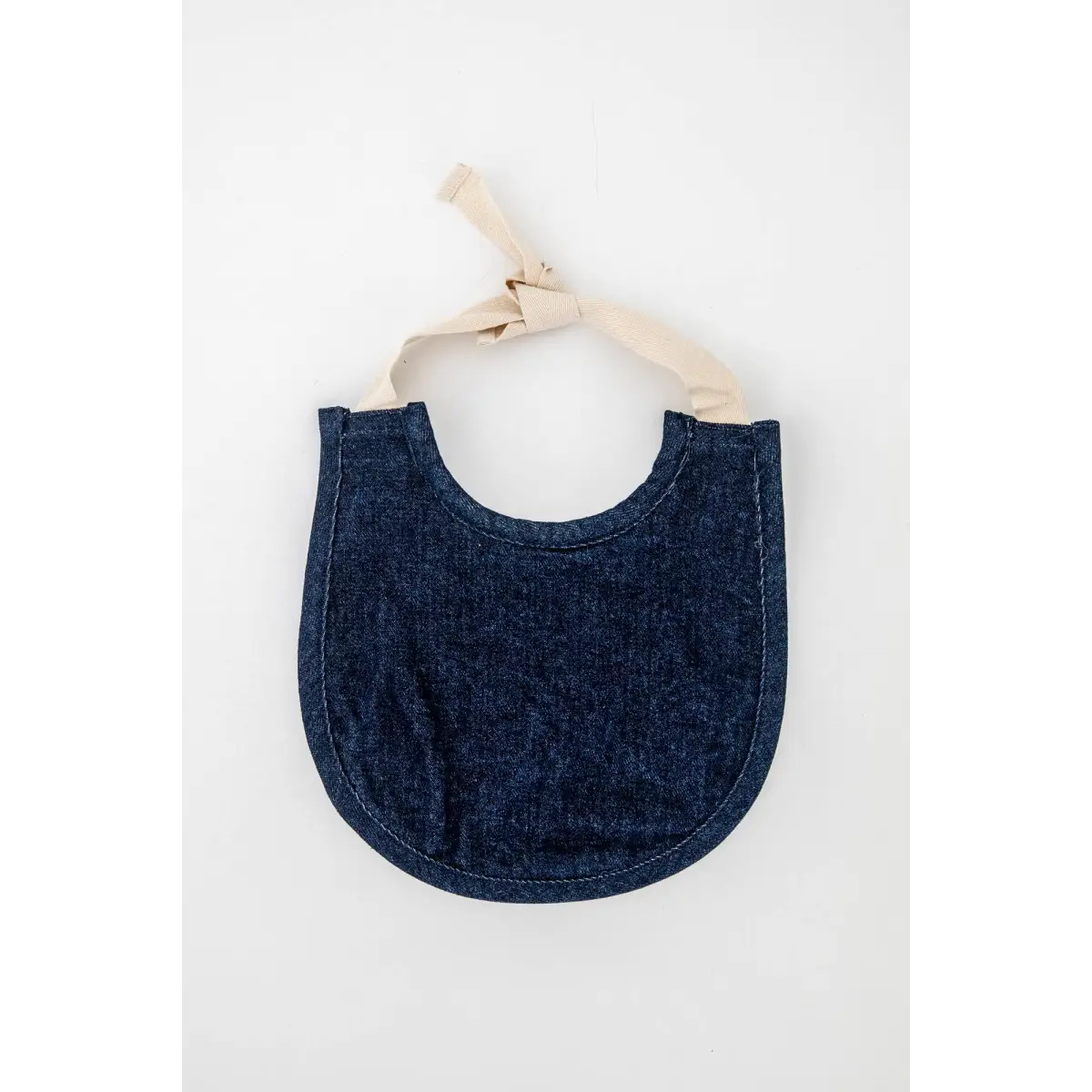 Millworks Collection Baby Bib - Dark Denim - Heirloomed Collection