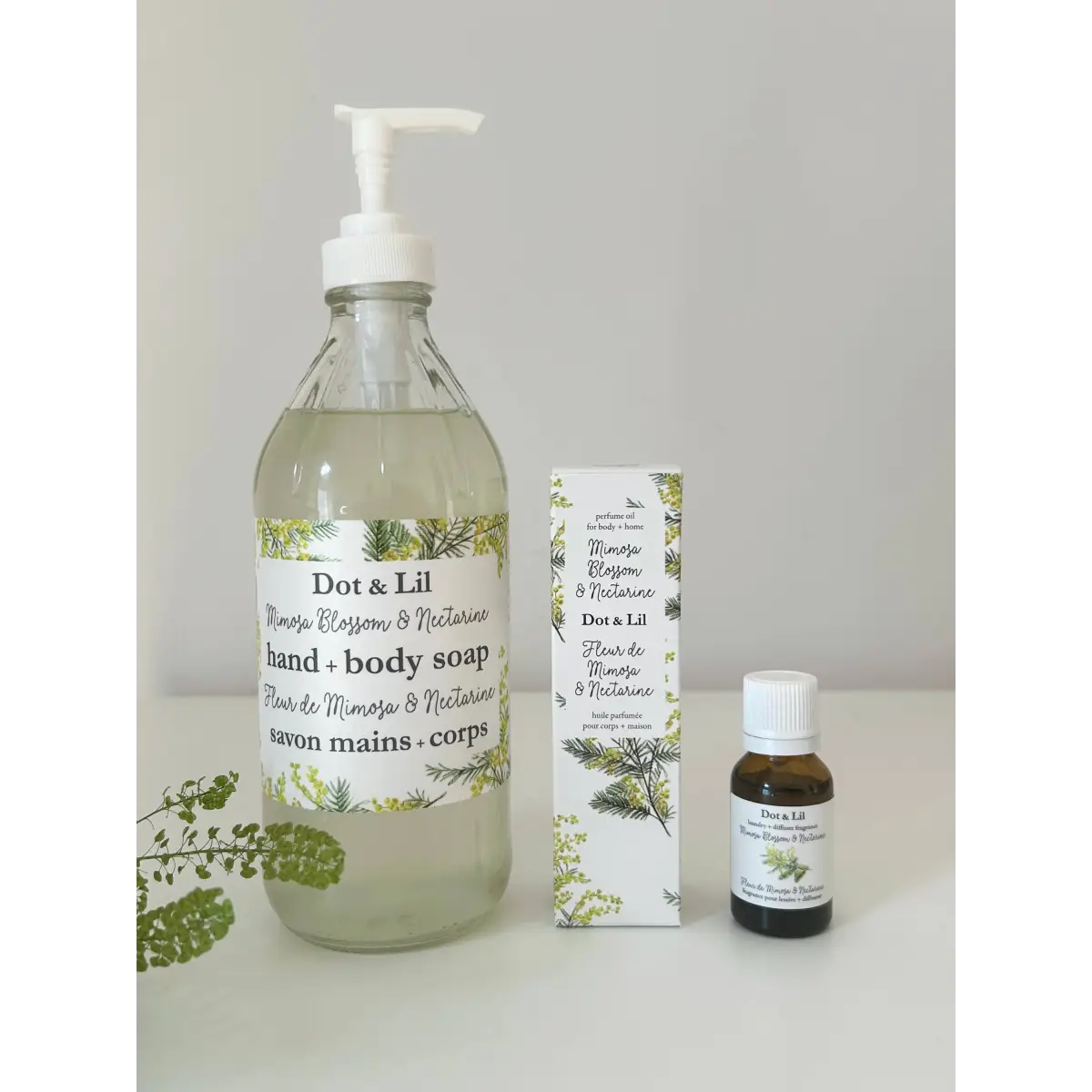 Mimosa Blossom & Nectarine laundry + diffuser fragrance oil - Dot & Lil