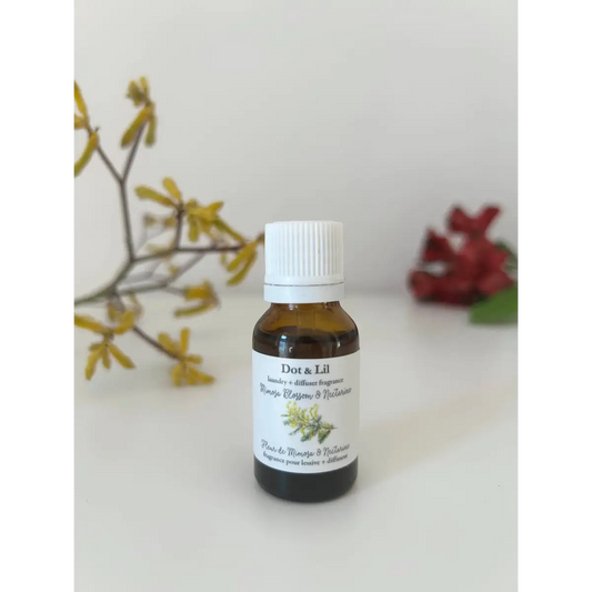 Mimosa Blossom & Nectarine laundry + diffuser fragrance oil - Dot & Lil