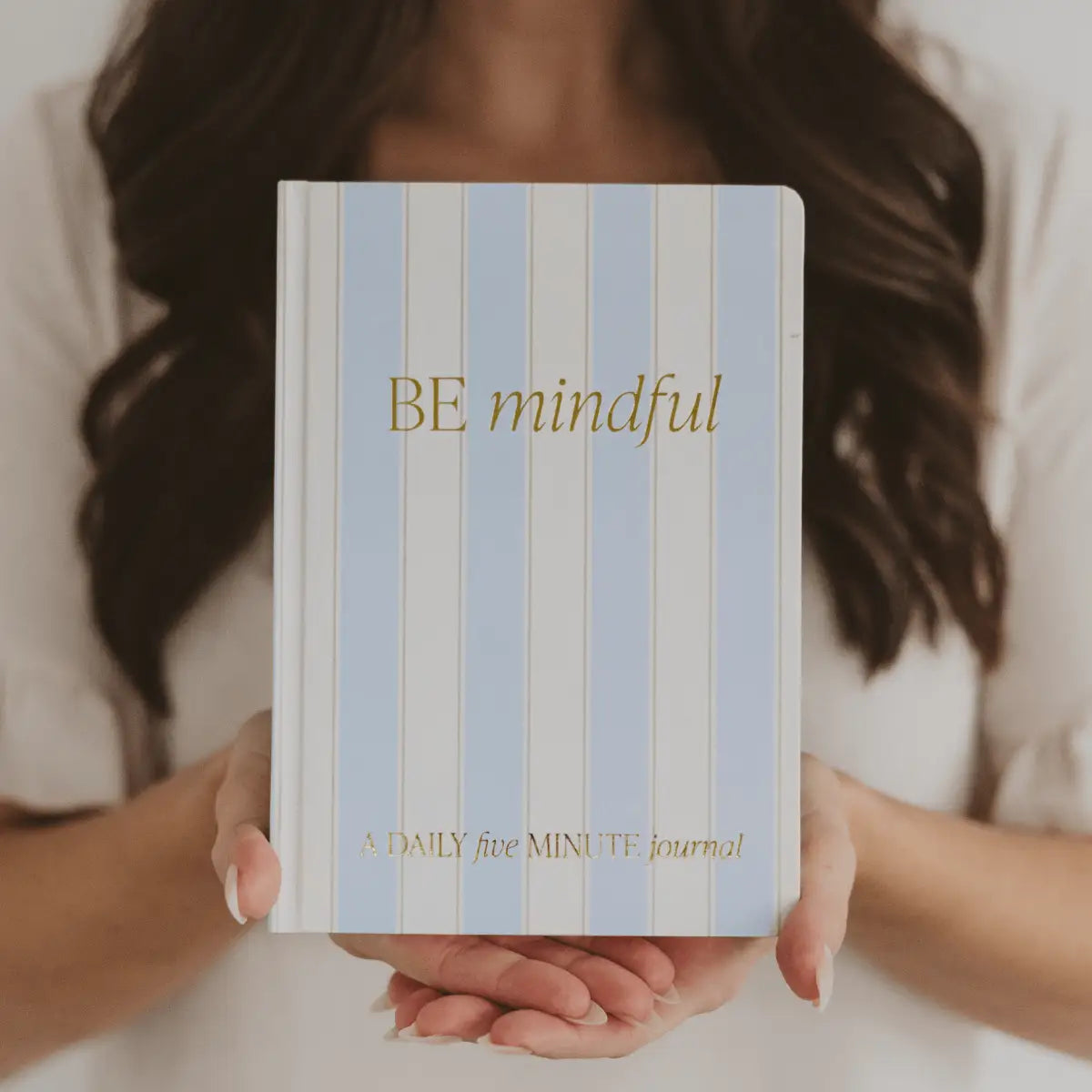 Be Mindful Striped Journal - Sweet Water Decor