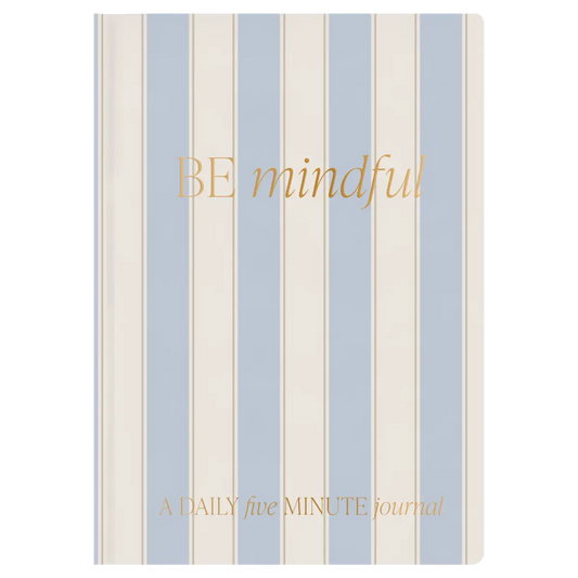 Be Mindful Striped Journal - Sweet Water Decor