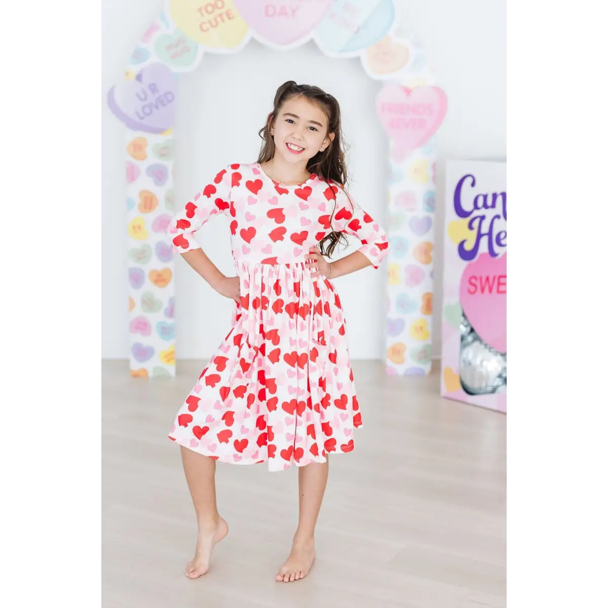 Pocket Twirl Dress - Be Mine - Hearts for Valentine’s Day - Mila & Rose ®