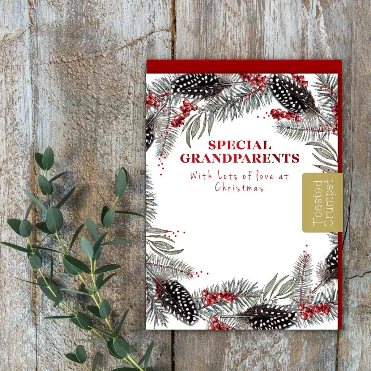 Mini Christmas Card - Special Grandparents - Toasted Crumpet (US Duties Paid)