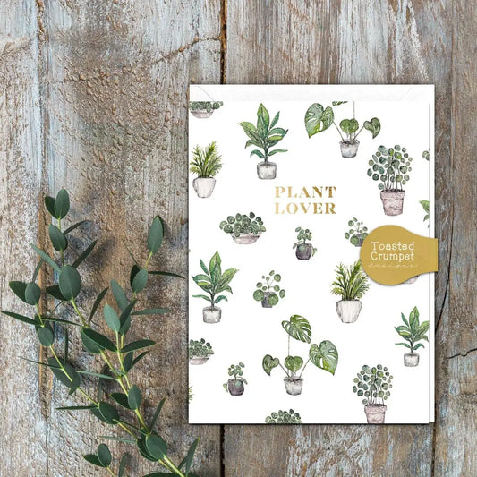 Mini Greeting Card - Plant Lover - Toasted Crumpet (US Duties Paid)
