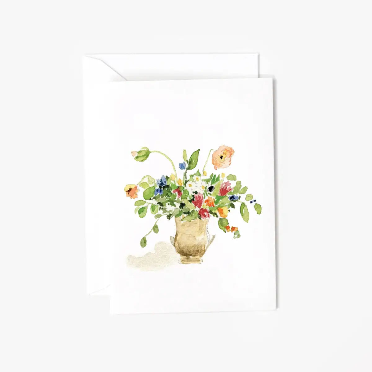 Mini Notecard - Bouquet in Urn - emily lex studio