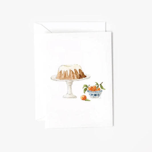 Mini Notecard - Bundt Cake - emily lex studio
