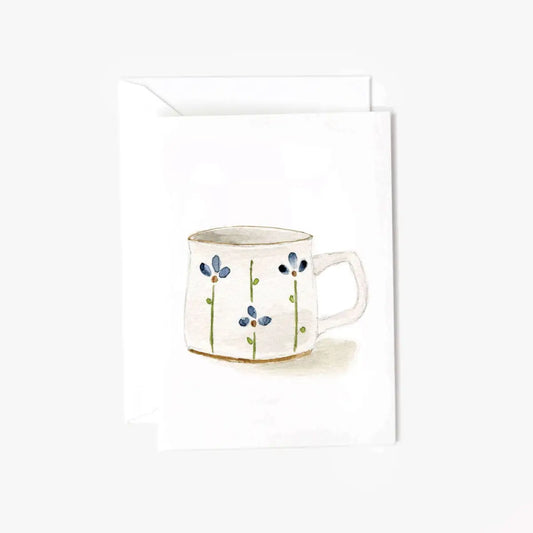 Mini Notecard - Flower Mug - emily lex studio