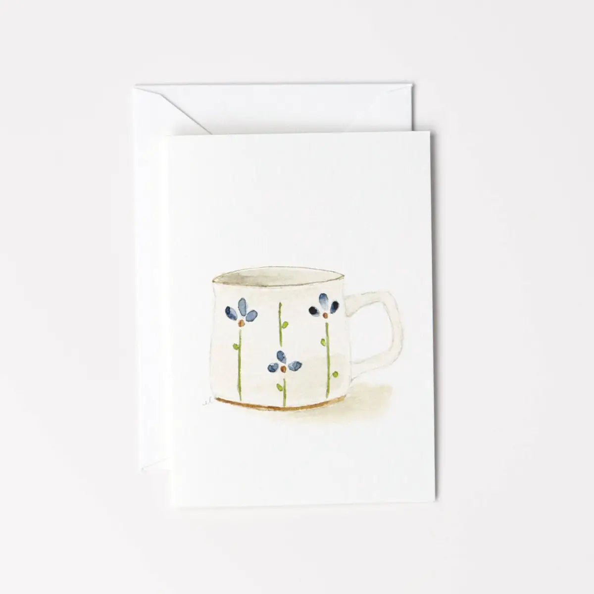 Mini Notecard - Flower Mug - emily lex studio
