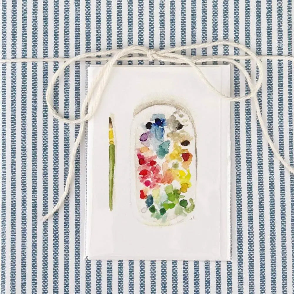 Mini Notecard - Paint Palette - emily lex studio
