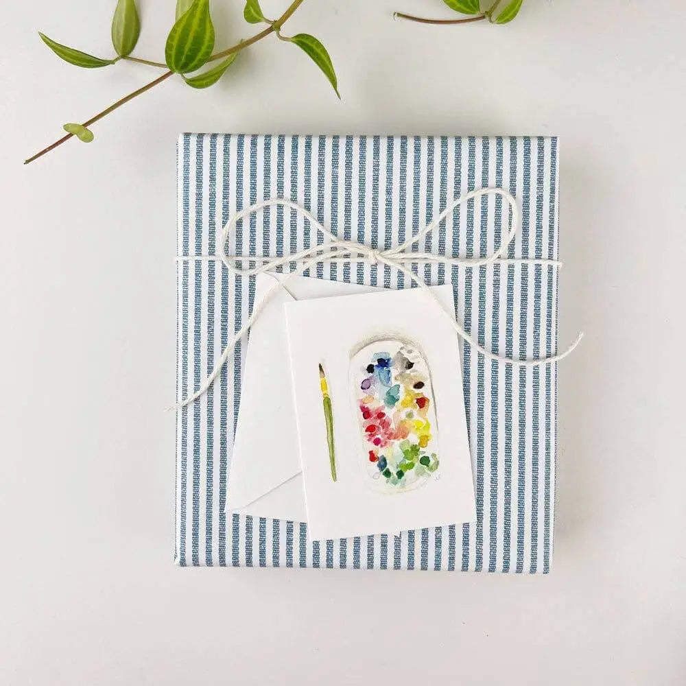 Mini Notecard - Paint Palette - emily lex studio