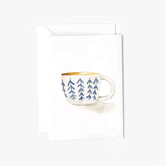Mini Notecard - Vine Mug - emily lex studio