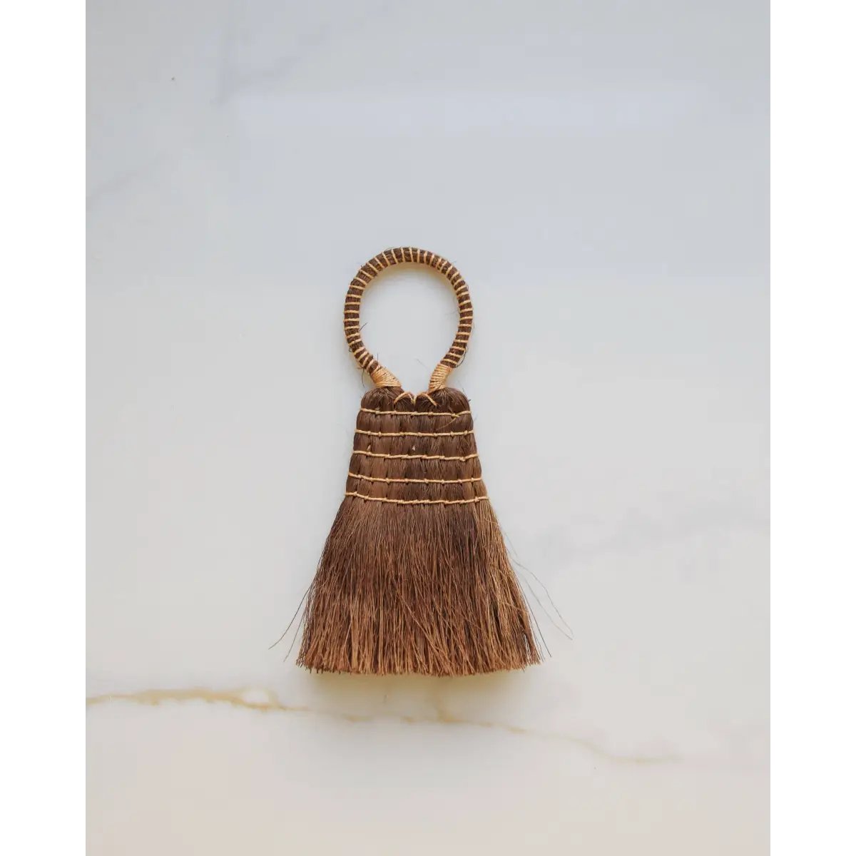 Mini Palm Fiber Brush with Handle - Fodory